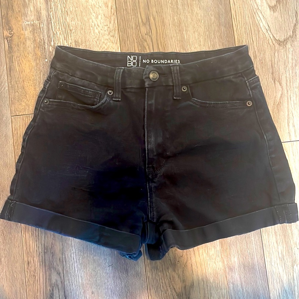 Jean Shorts (black) size 7 great condition make me an offer